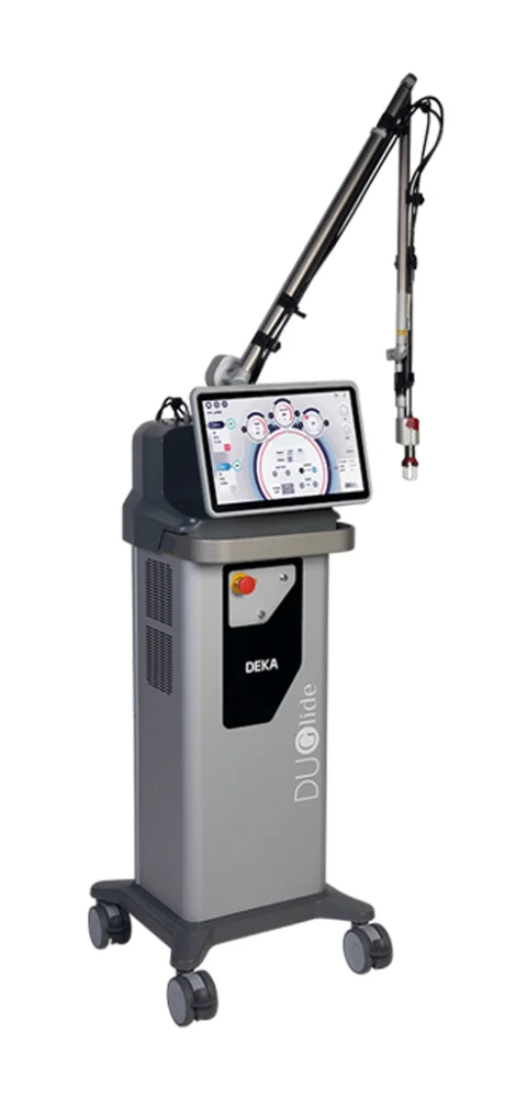 DEKA DuoGlide Hybrid Laser dermatoloji ve medikal estetik cihazı